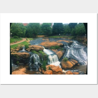 Photo of Greenville South Carolina skyline blue sky sunset USA city break Posters and Art